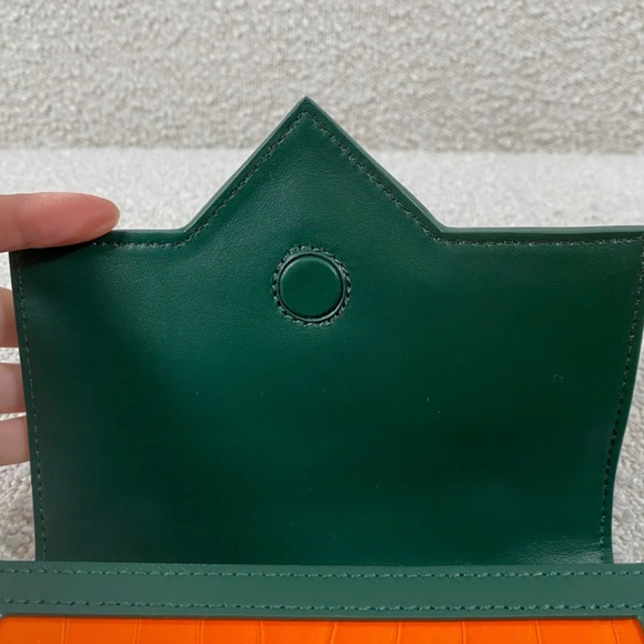 Authentic Pre-Owned CASABLANCA Women's Orange Gradient Embossed Mini Jeanne Bag - Picture 13 of 16